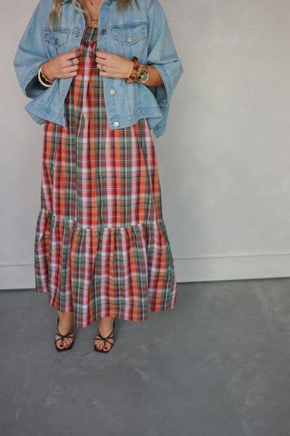 THE COUNTRY SIDE PLAID DRESS