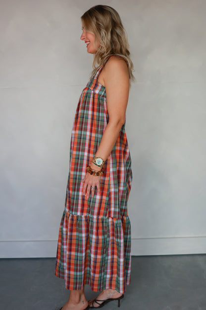 THE COUNTRY SIDE PLAID DRESS
