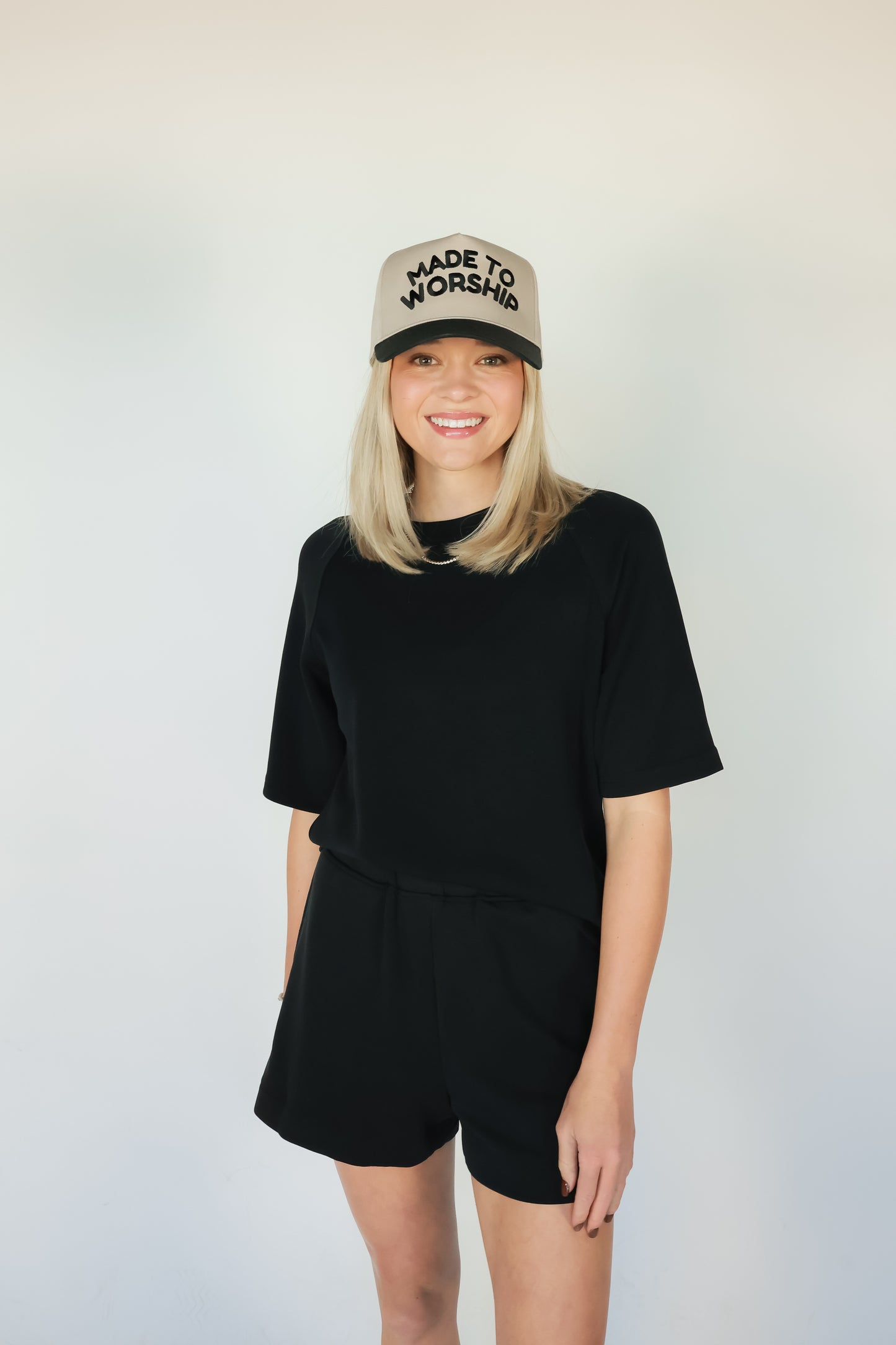 THE NOIR LOUNGE TOP | BLACK