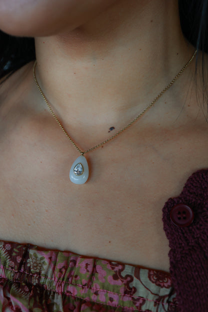 THE GEMSTONE NECKLACE | WHITE