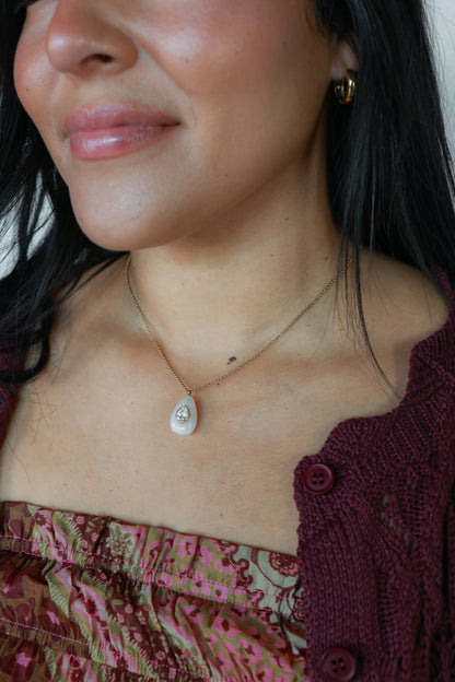 THE GEMSTONE NECKLACE | WHITE