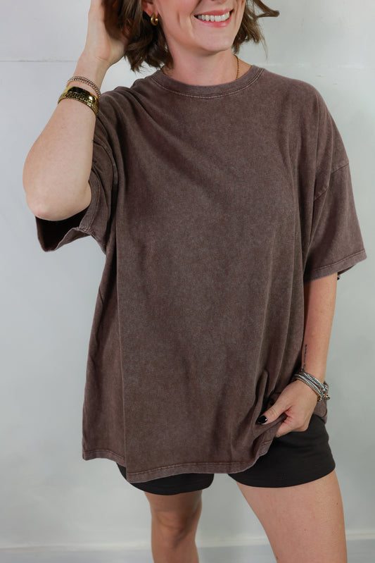 THE BIG TEE | DARK BROWN