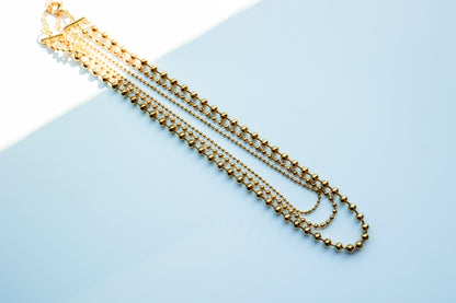 THE STACKED CHAIN NECKLACE