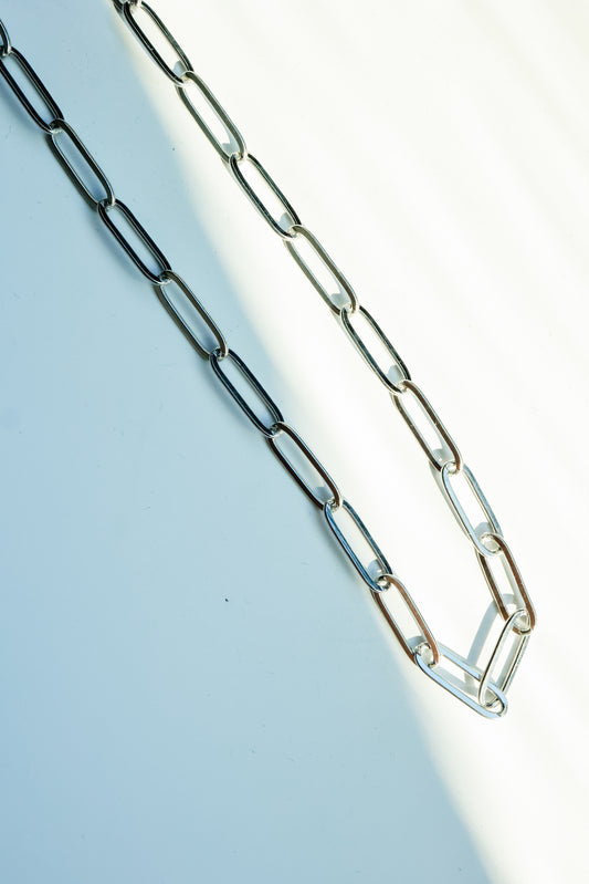 THE CHAIN LINK NECKLACE | SILVER
