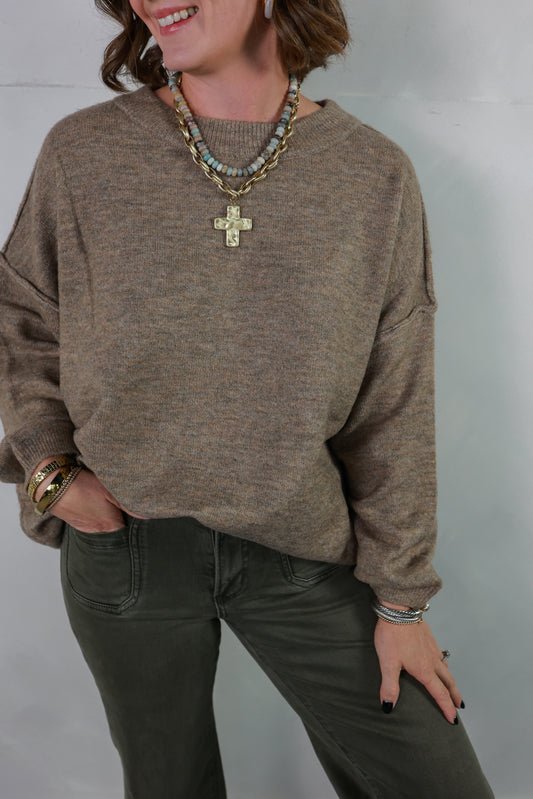 THE HEATHER SWEATER