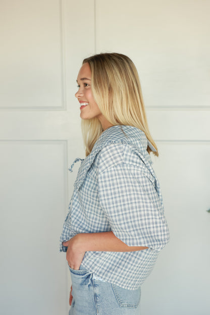 THE PETERPAN BLUE TOP