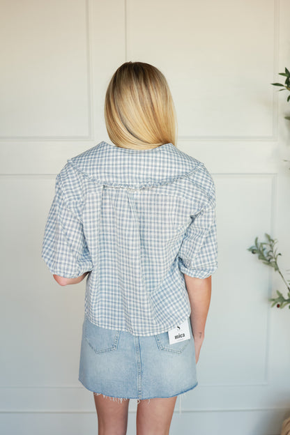 THE PETERPAN BLUE TOP