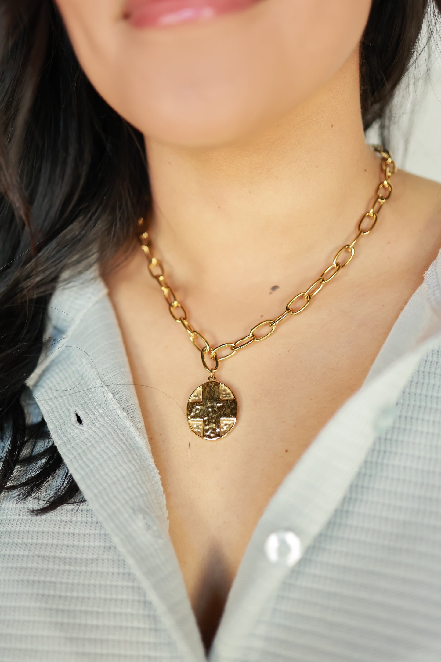 PROMISE CROSS NECKLACE