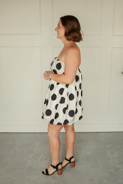 THE PUFF + DOT DRESS