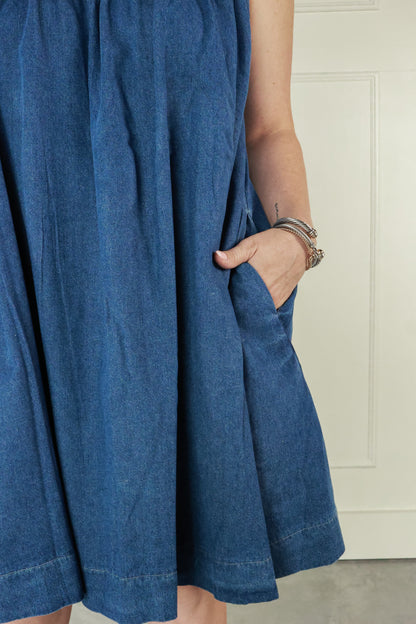 THE SWEET PEA DENIM DRESS
