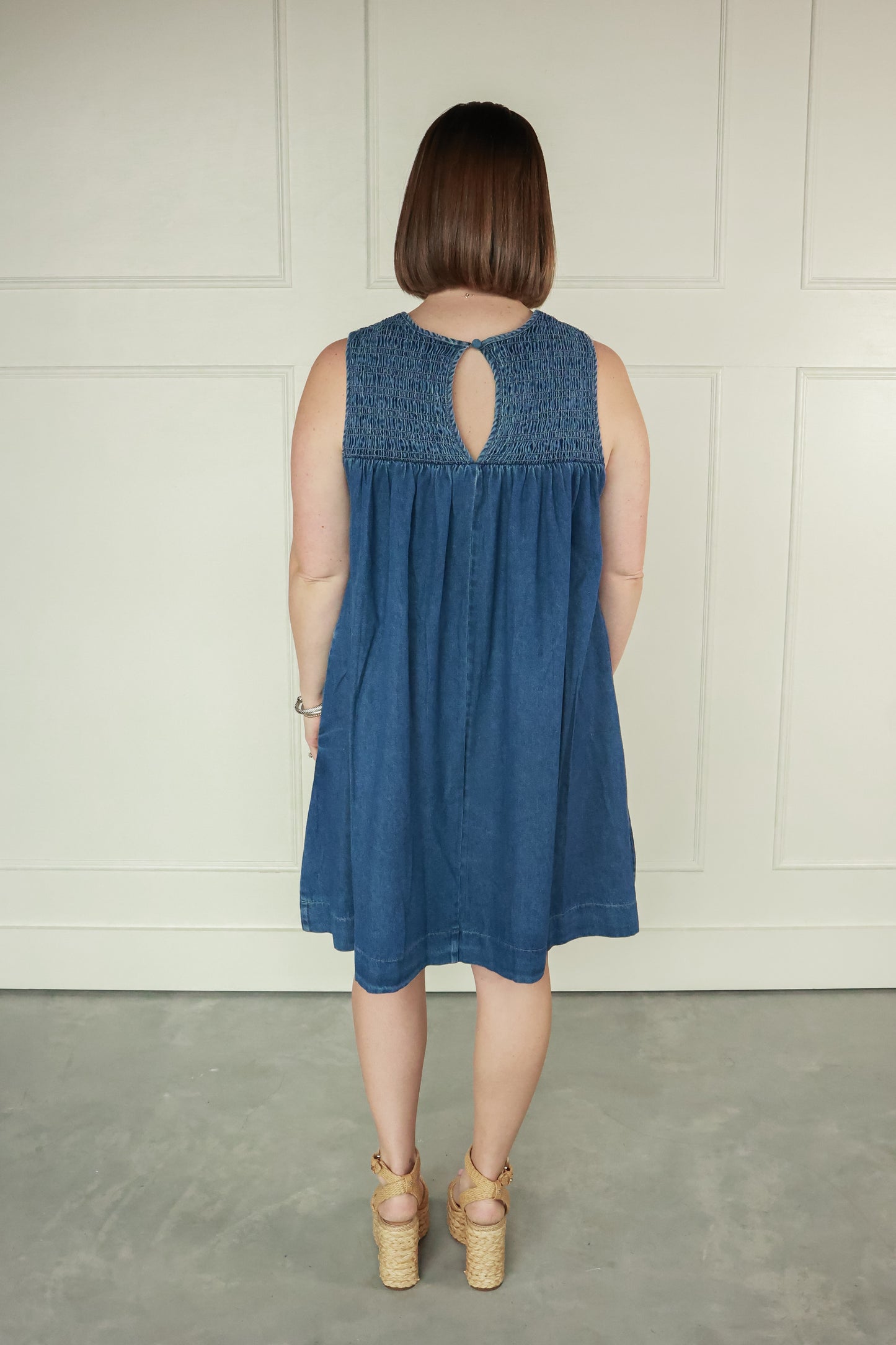 THE SWEET PEA DENIM DRESS