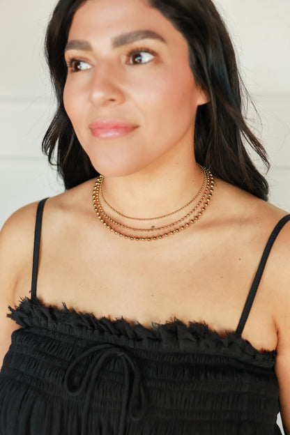 THE STACKED CHAIN NECKLACE