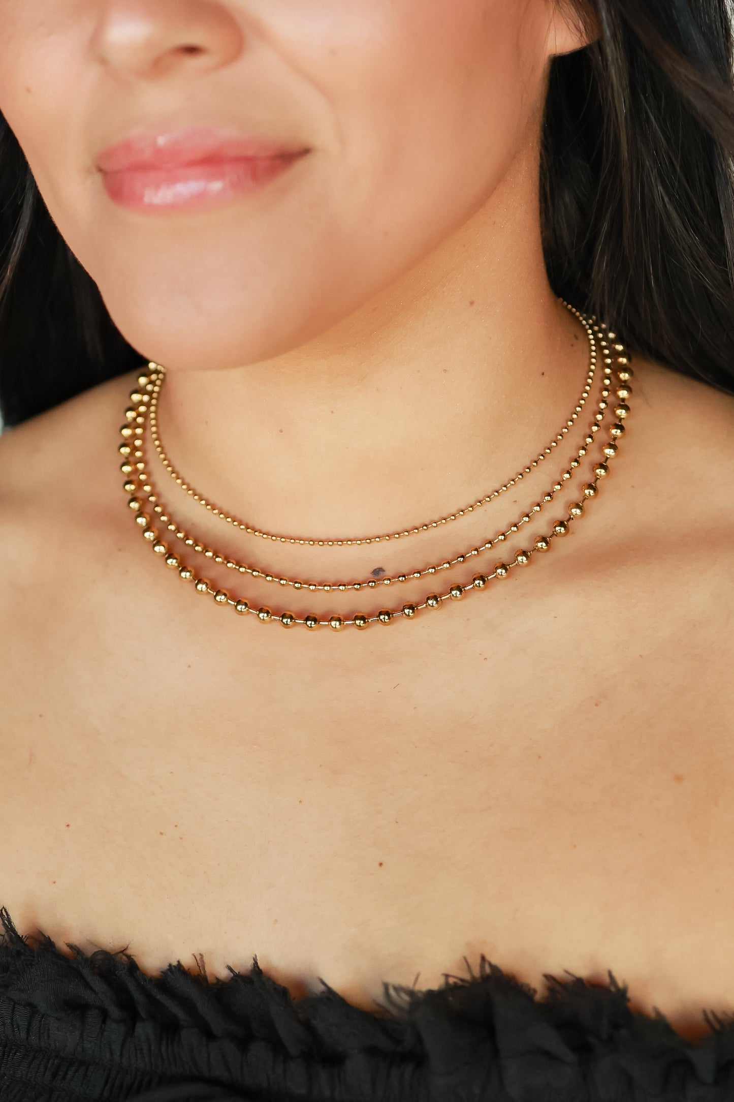 THE STACKED CHAIN NECKLACE