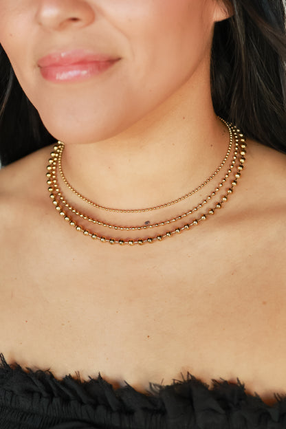 THE STACKED CHAIN NECKLACE