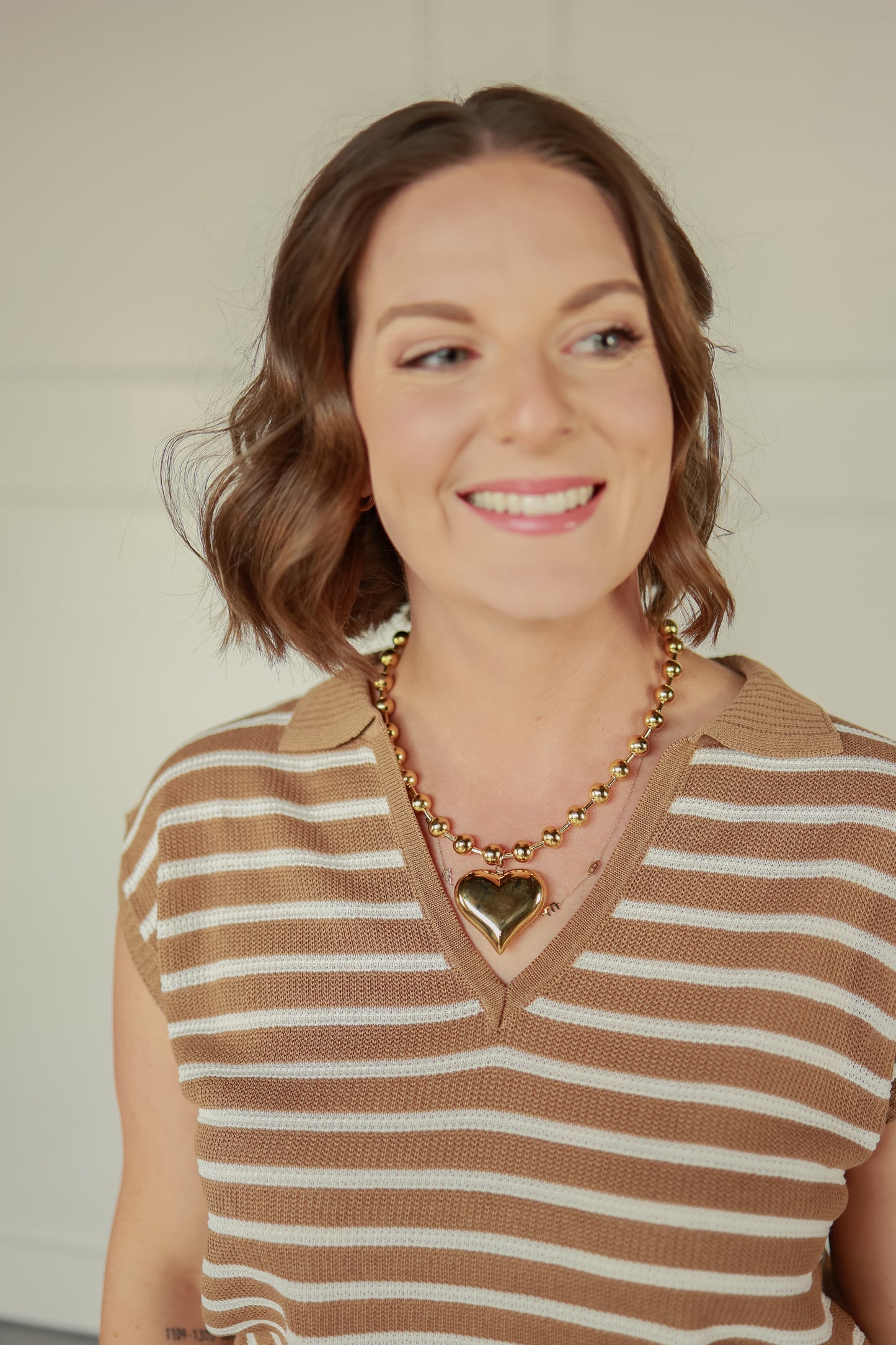 CHUNKY HEART NECKLACE