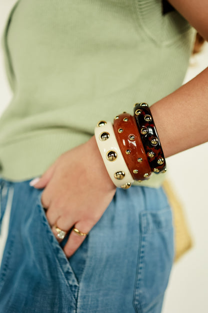 THE IBIZA BANGLE | TORTOISE