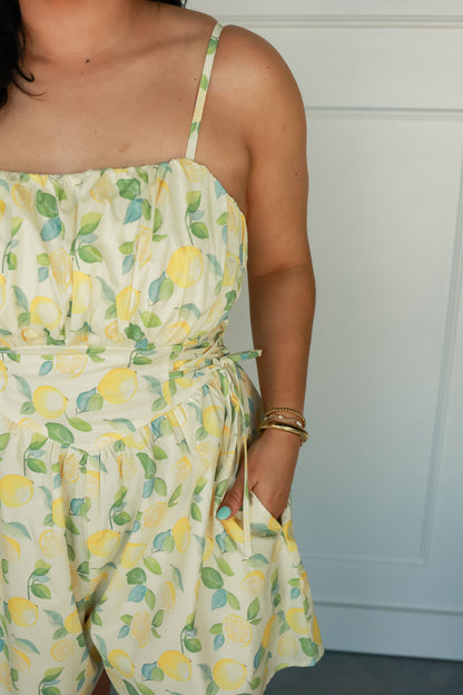 SUN KISSED LEMON ROMPER