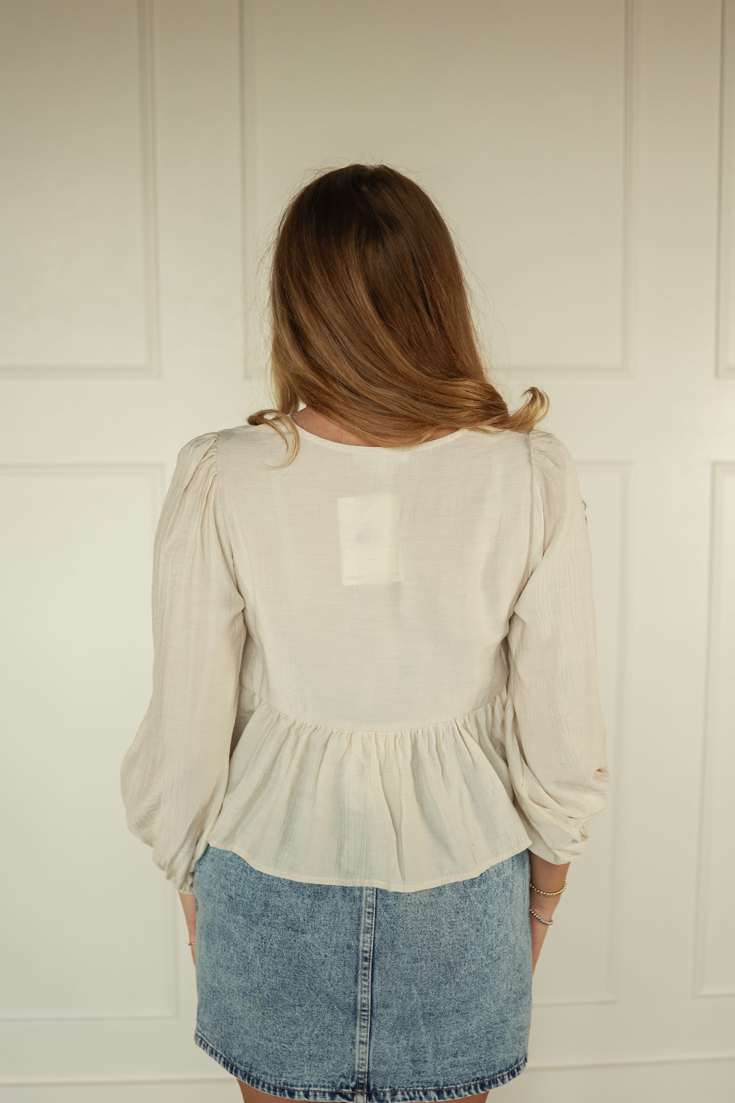 THE BLOSSOM EYELET TOP