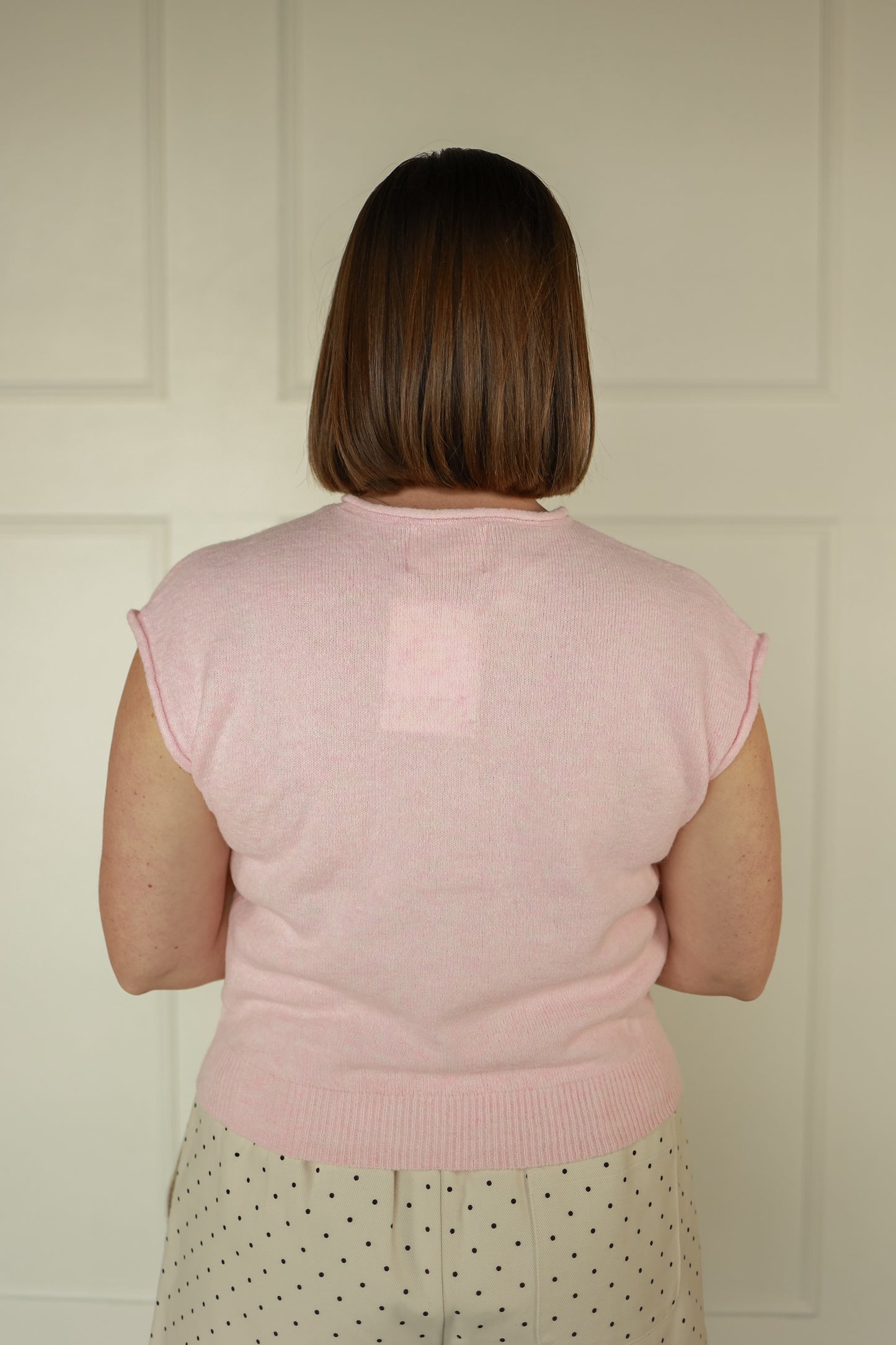 THE SOFT KNIT VEST | PINK