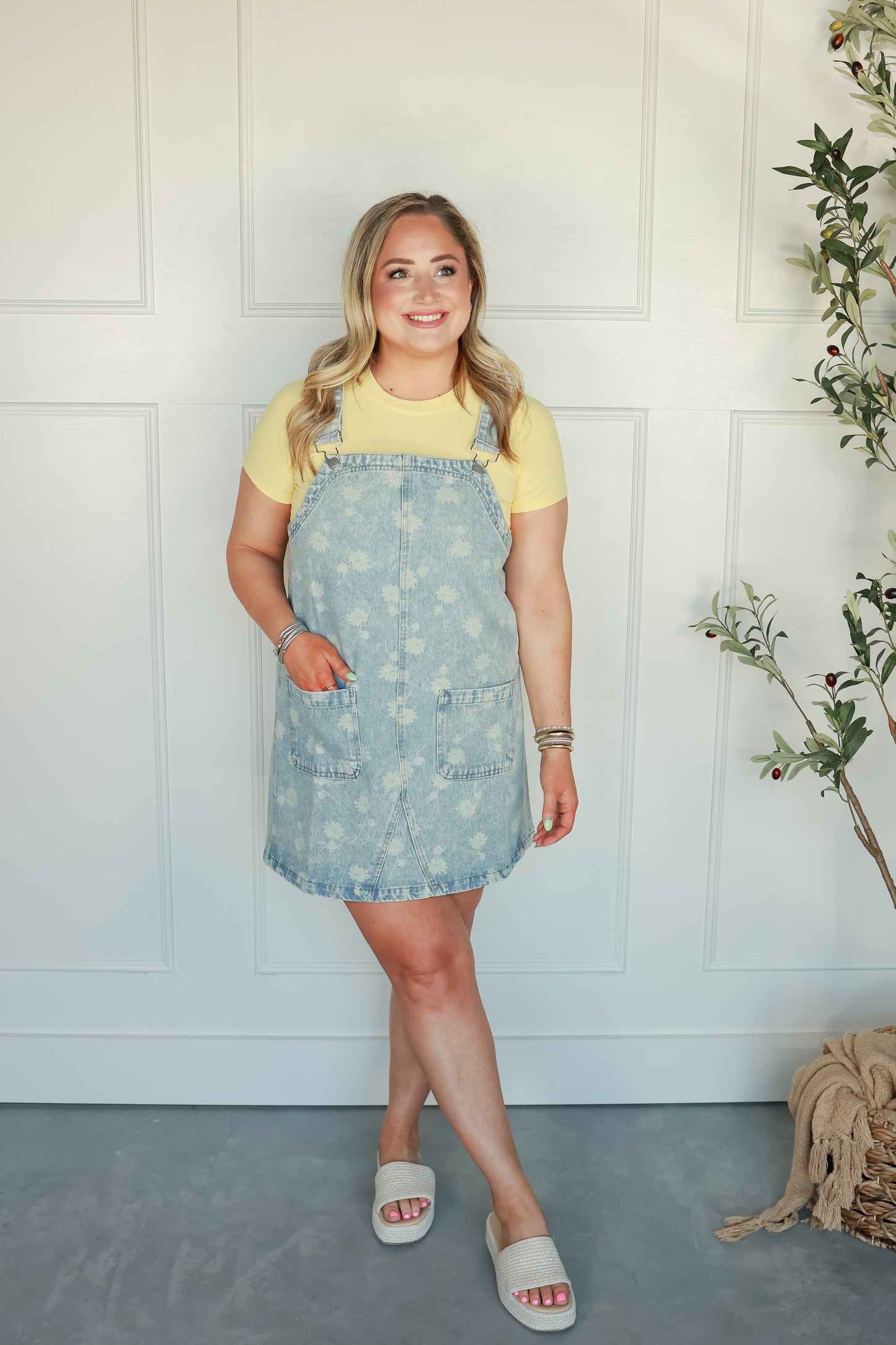 THE DANDELION DENIM OVERALLS