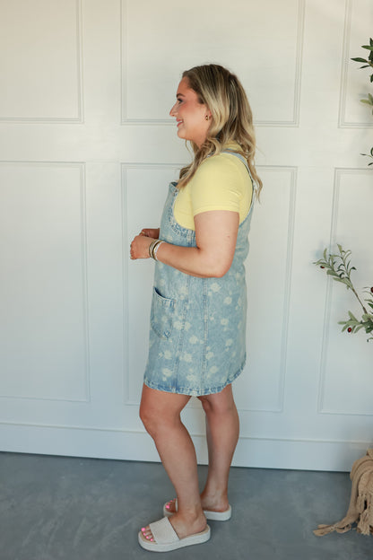 THE DANDELION DENIM OVERALLS