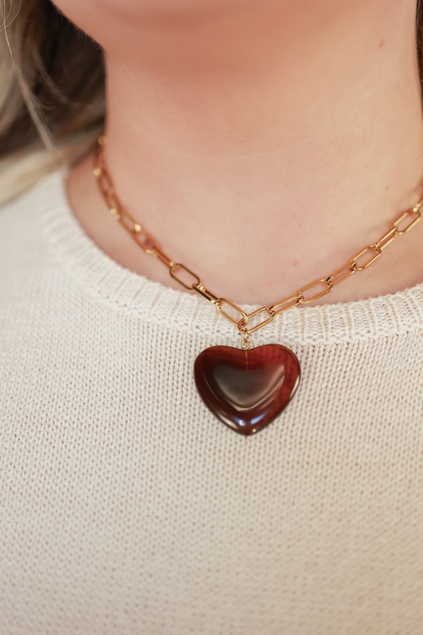 WILD HEART NECKLACE | TORTOISE