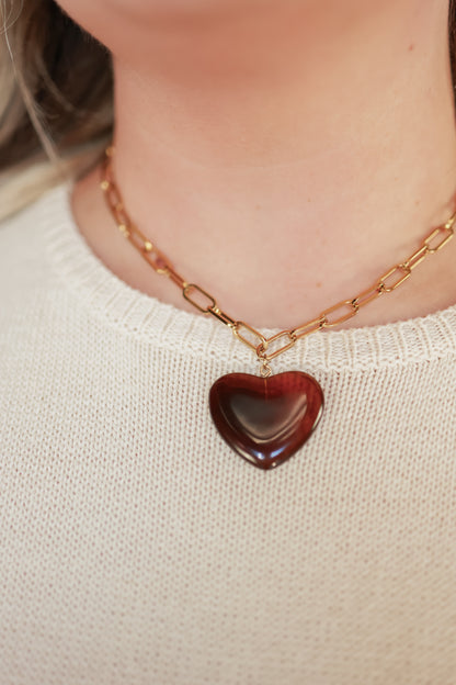 WILD HEART NECKLACE | TORTOISE