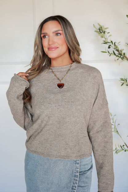 THE PIPER PULLOVER | MOCHA