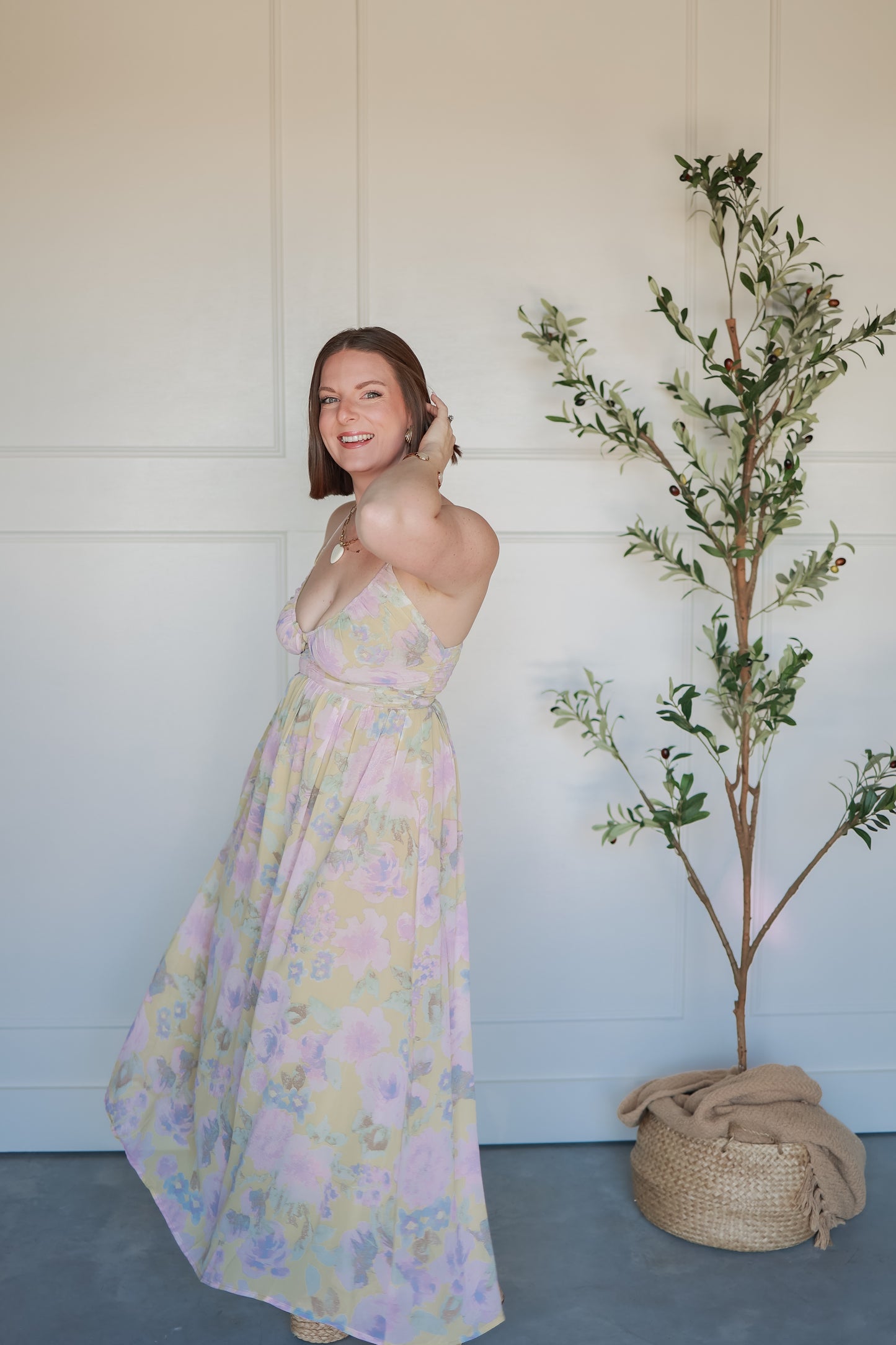 THE PAINTED PETALS DRESS