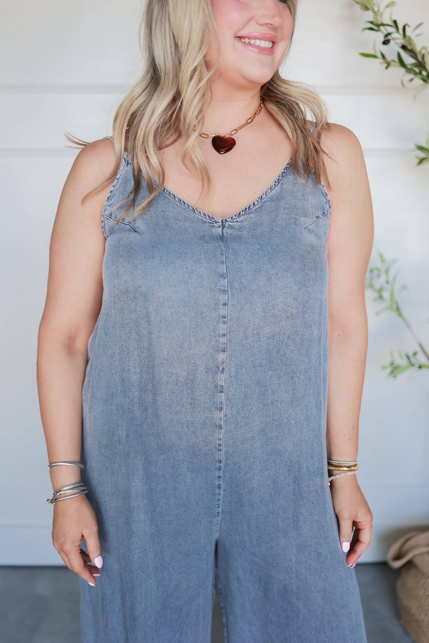 DENIM JUMPSUIT