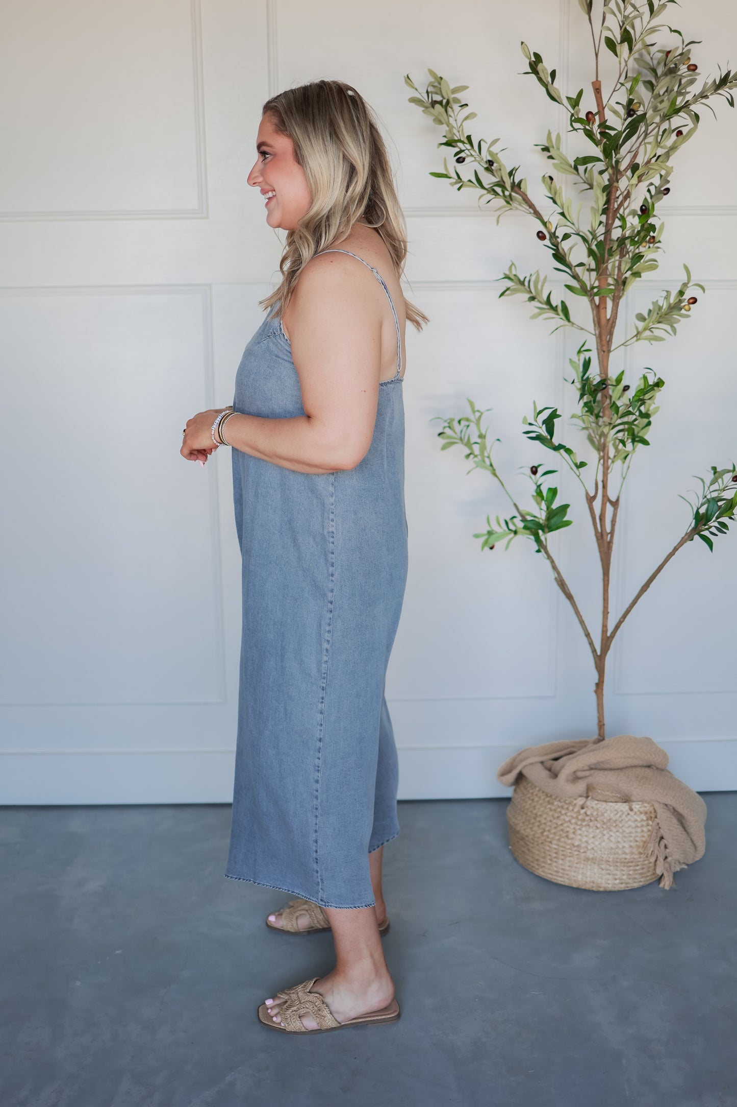 DENIM JUMPSUIT