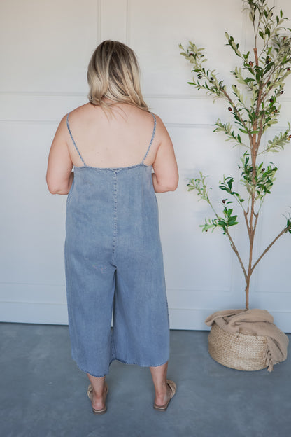DENIM JUMPSUIT