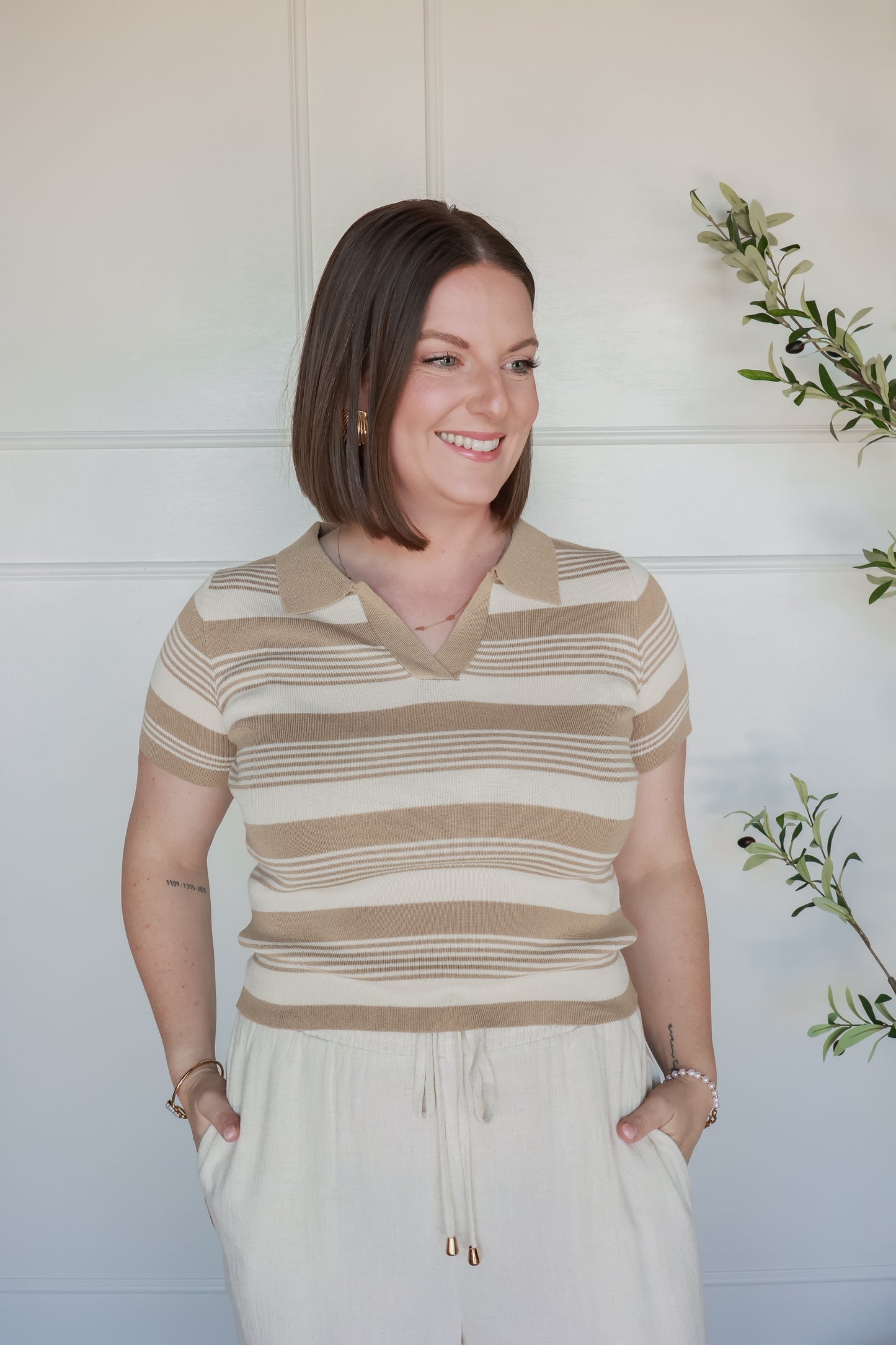 THE ELLIS STRIPE TOP