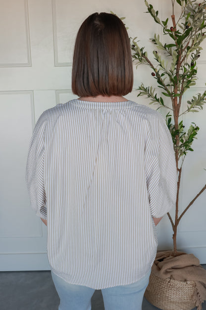 THE PINSTRIPE SEERSUCKER | SAGE