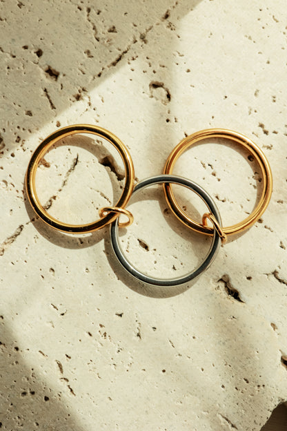 THE TWO TONE STACK RING