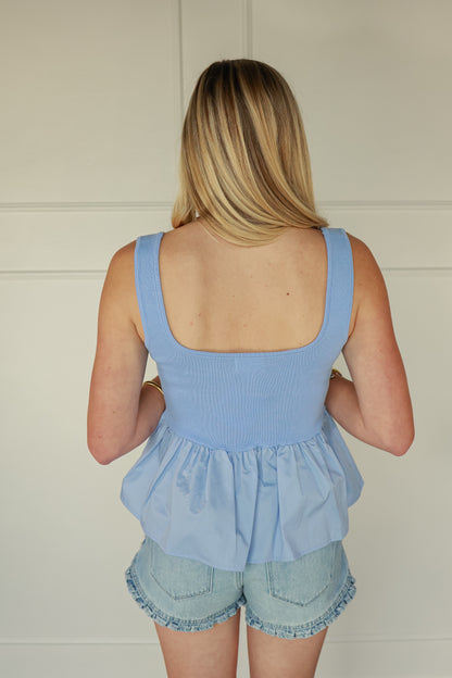 STARRY SKY BABYDOLL TOP