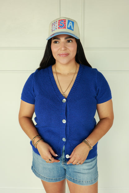 ALL AMERICAN KNIT TOP