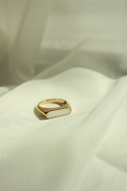 THE PEARL CREST RING