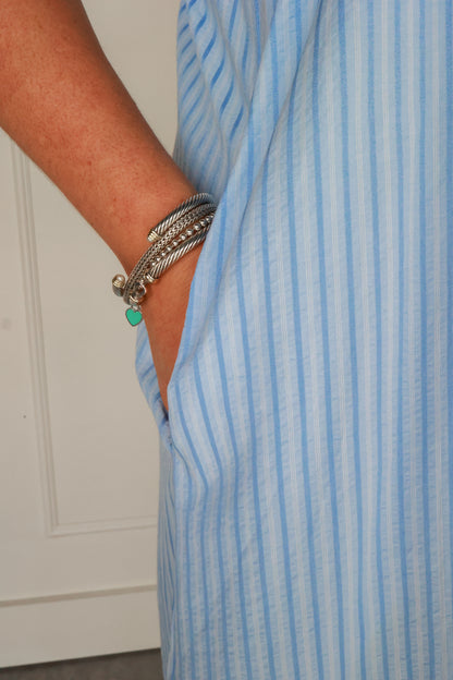 THE MAGNOLIA LANE BLUE MAXI