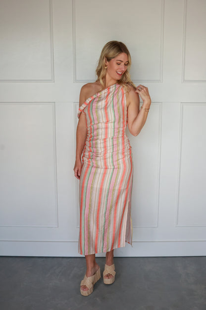 THE SORBET STRIPE DRESS