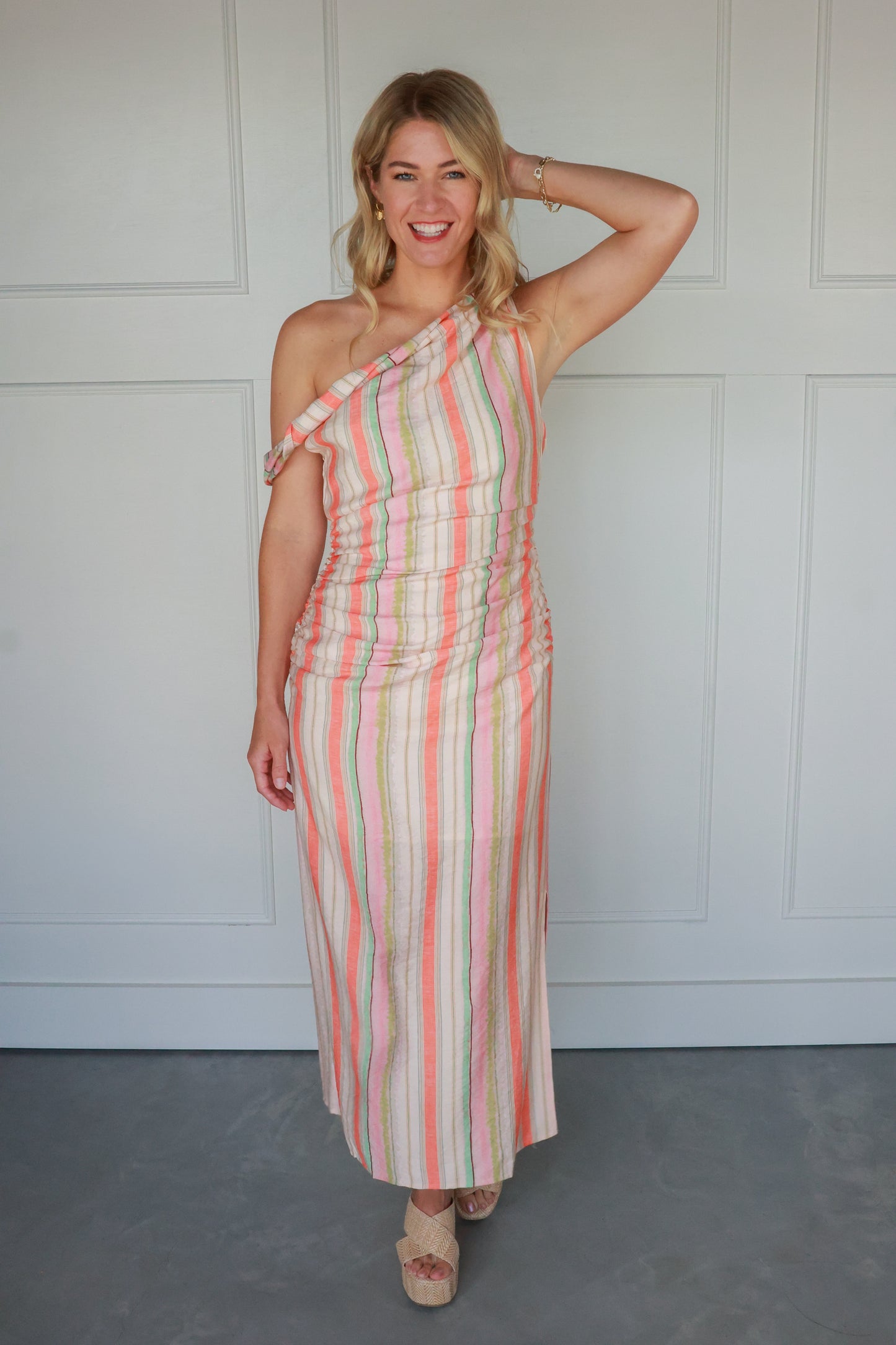 THE SORBET STRIPE DRESS