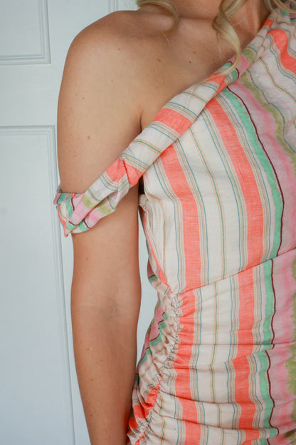 THE SORBET STRIPE DRESS