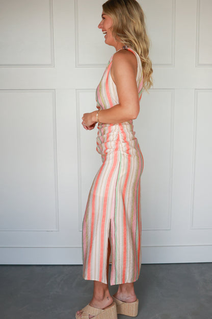THE SORBET STRIPE DRESS