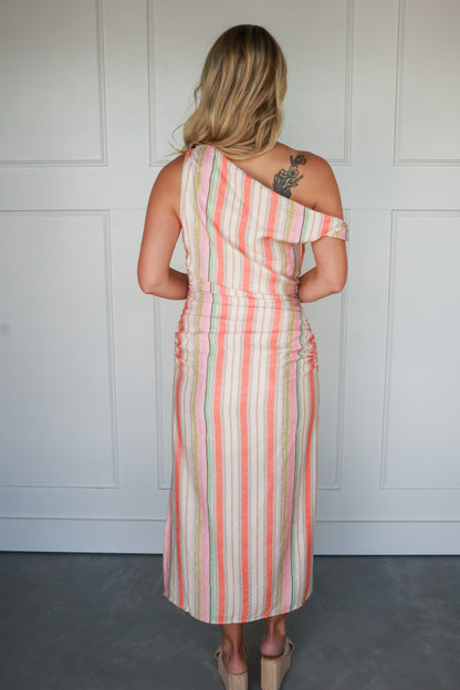 THE SORBET STRIPE DRESS