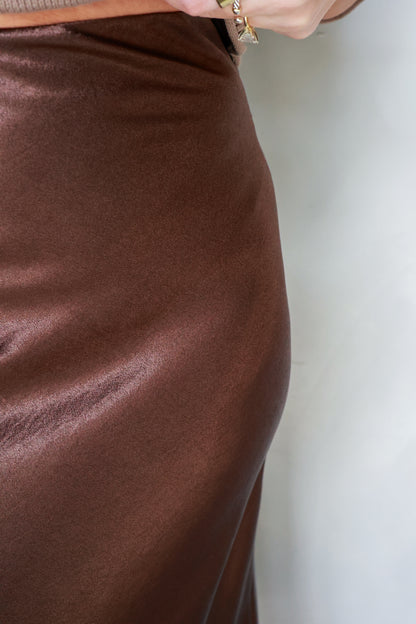 THE ELLE SKIRT | COCOA