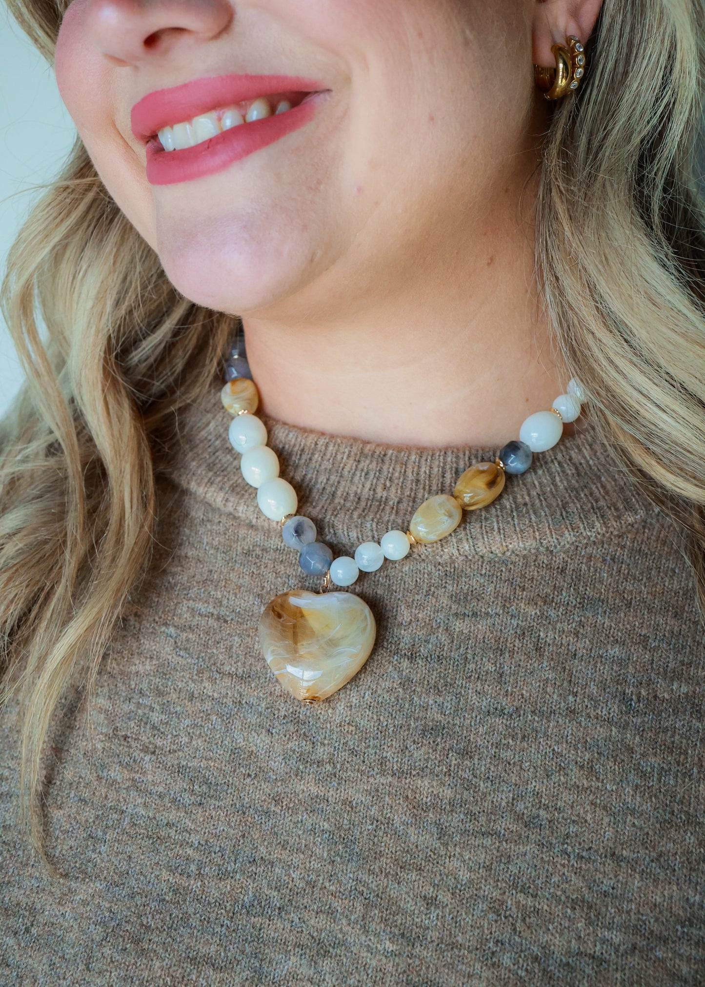 THE MUTED HEART NECKLACE