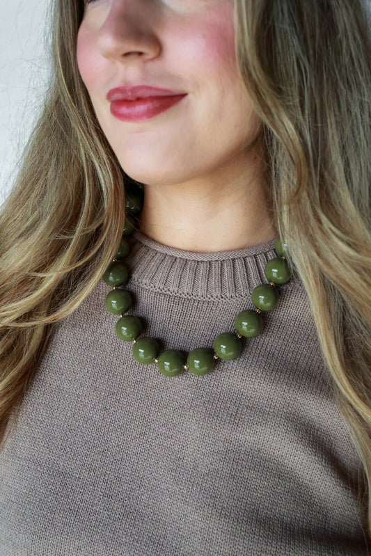 MOSS BUBBLE NECKLACE