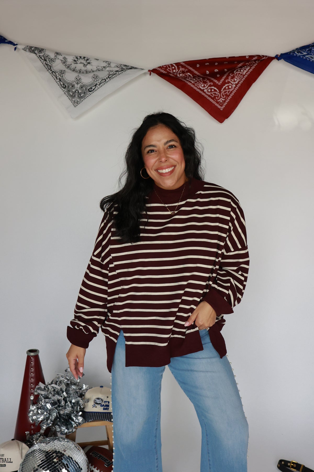 THE RALLY STRIPE SWEATER