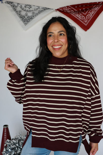 THE RALLY STRIPE SWEATER