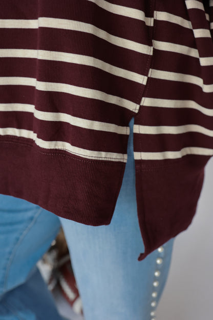 THE RALLY STRIPE SWEATER